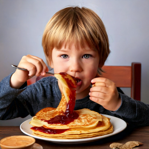 Une crêpe offerte aux enfants